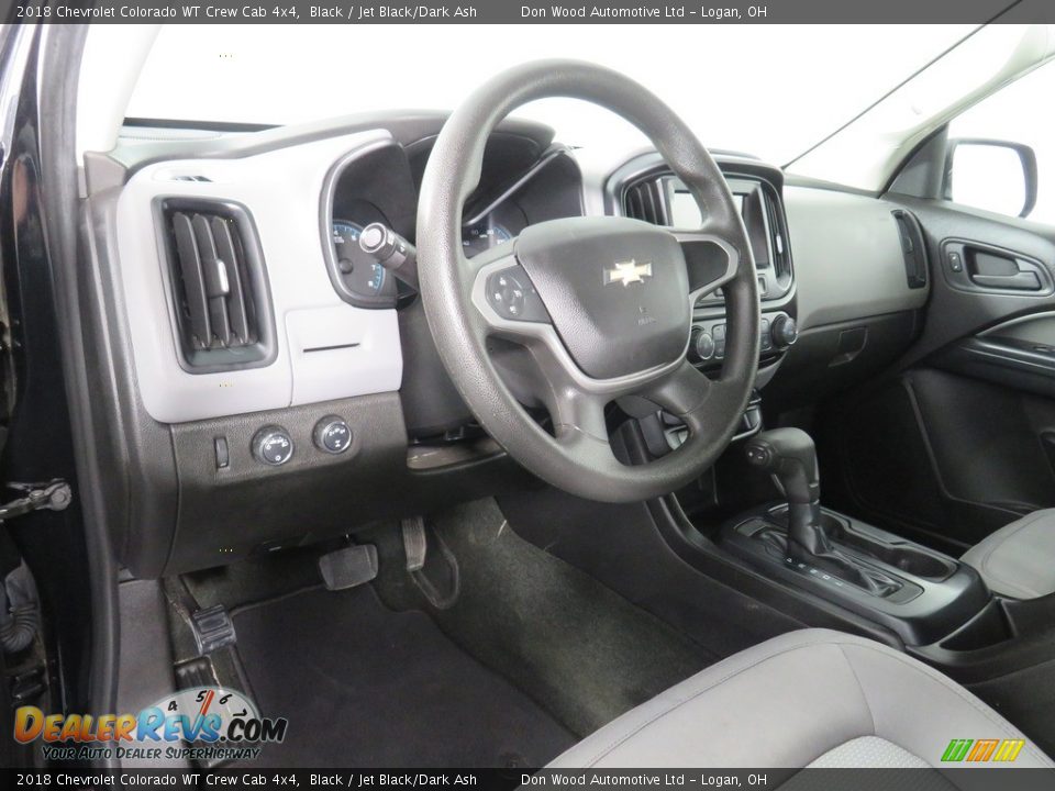 2018 Chevrolet Colorado WT Crew Cab 4x4 Black / Jet Black/Dark Ash Photo #29