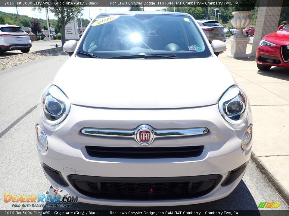 2016 Fiat 500X Easy AWD Grigio Arte (Gray) / Black Photo #7