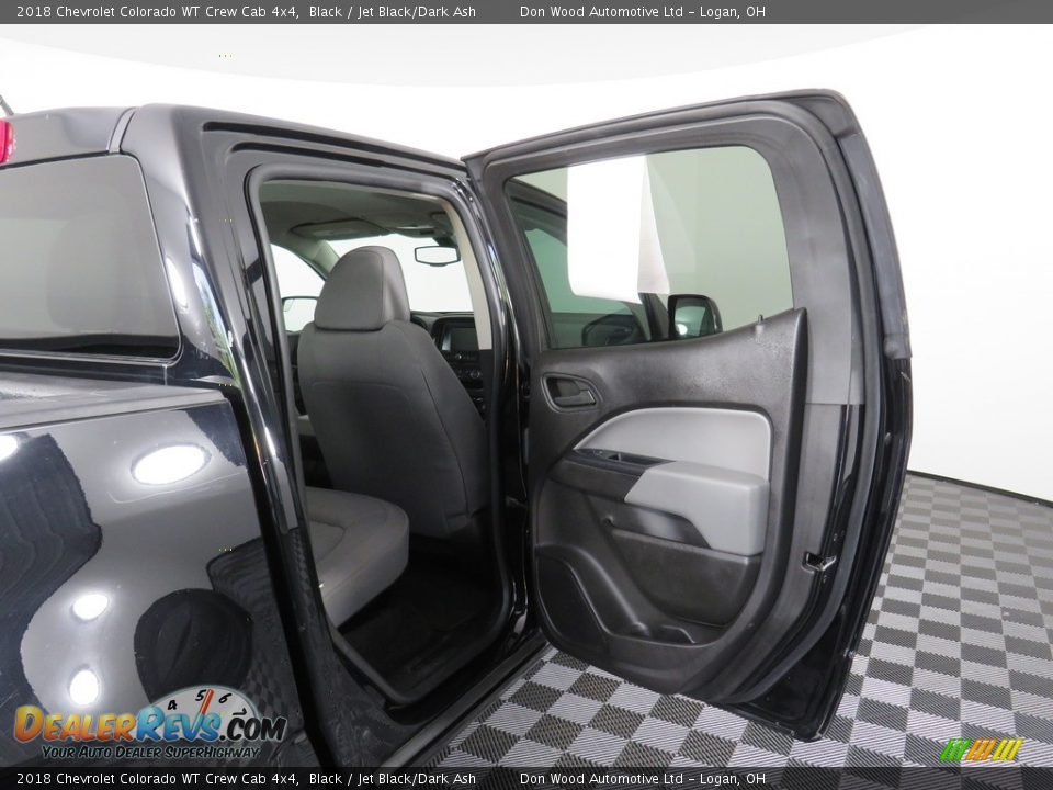 2018 Chevrolet Colorado WT Crew Cab 4x4 Black / Jet Black/Dark Ash Photo #34