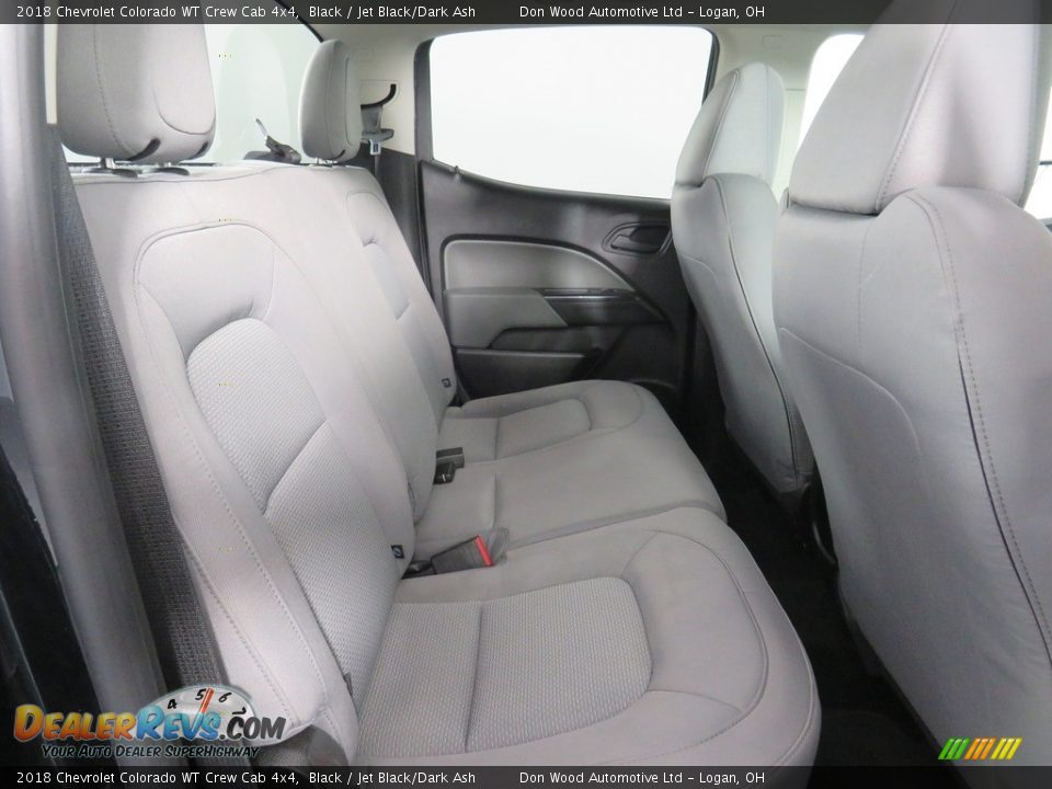 2018 Chevrolet Colorado WT Crew Cab 4x4 Black / Jet Black/Dark Ash Photo #35