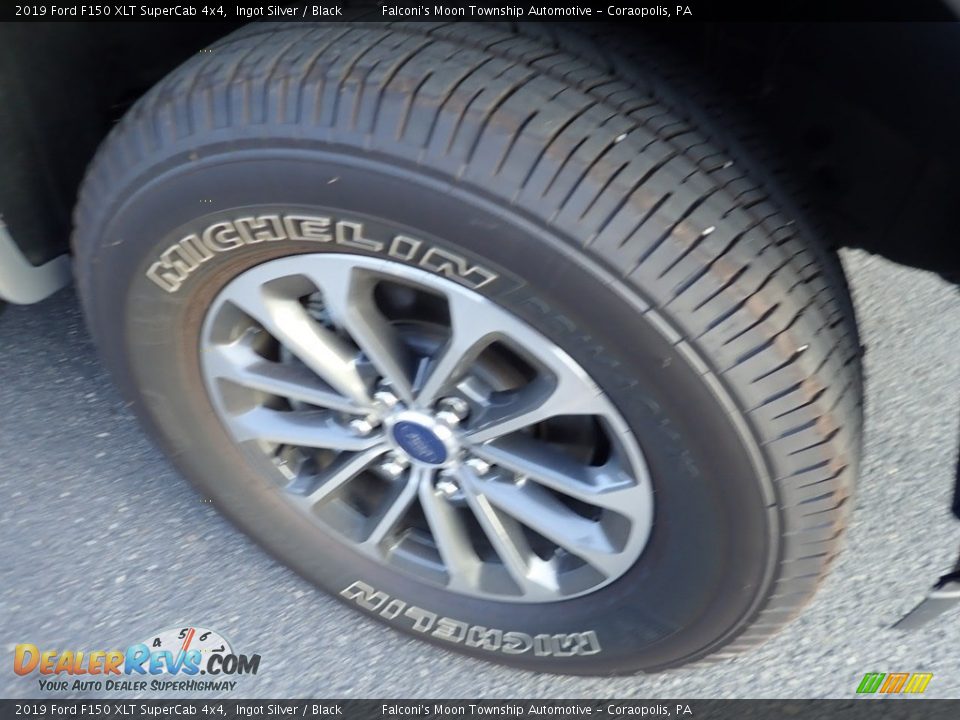2019 Ford F150 XLT SuperCab 4x4 Ingot Silver / Black Photo #9