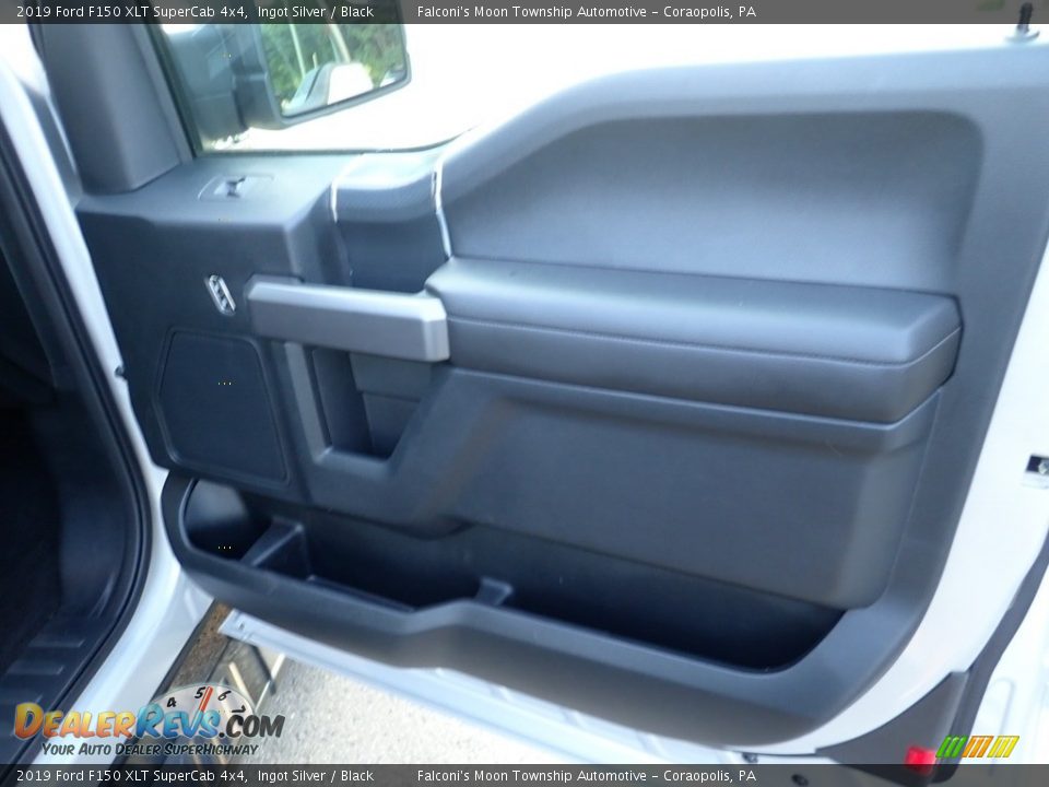 2019 Ford F150 XLT SuperCab 4x4 Ingot Silver / Black Photo #13