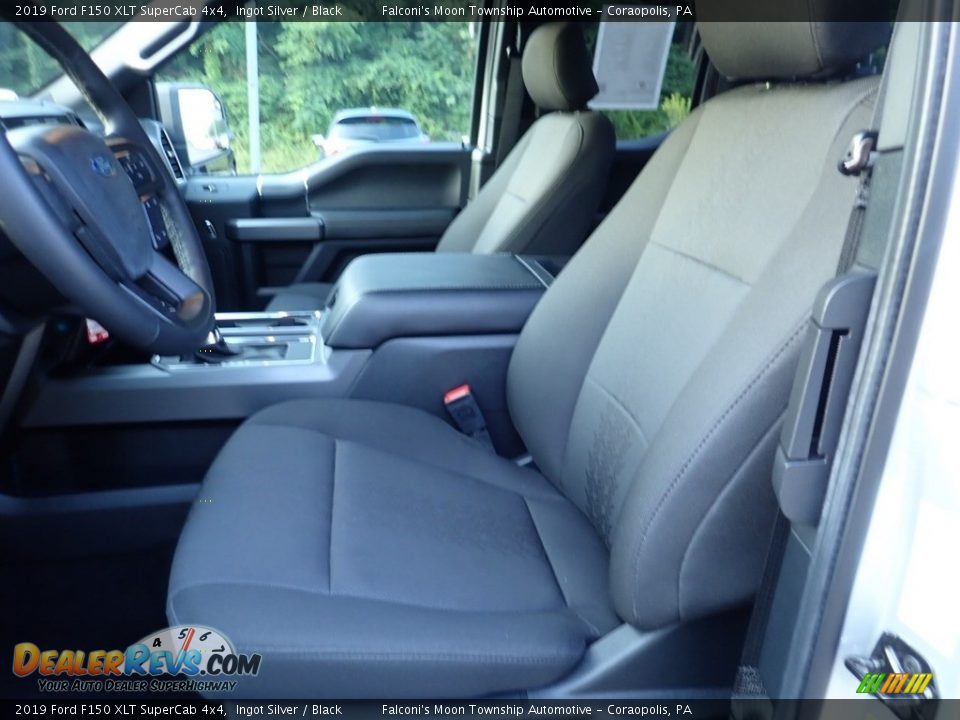 2019 Ford F150 XLT SuperCab 4x4 Ingot Silver / Black Photo #17