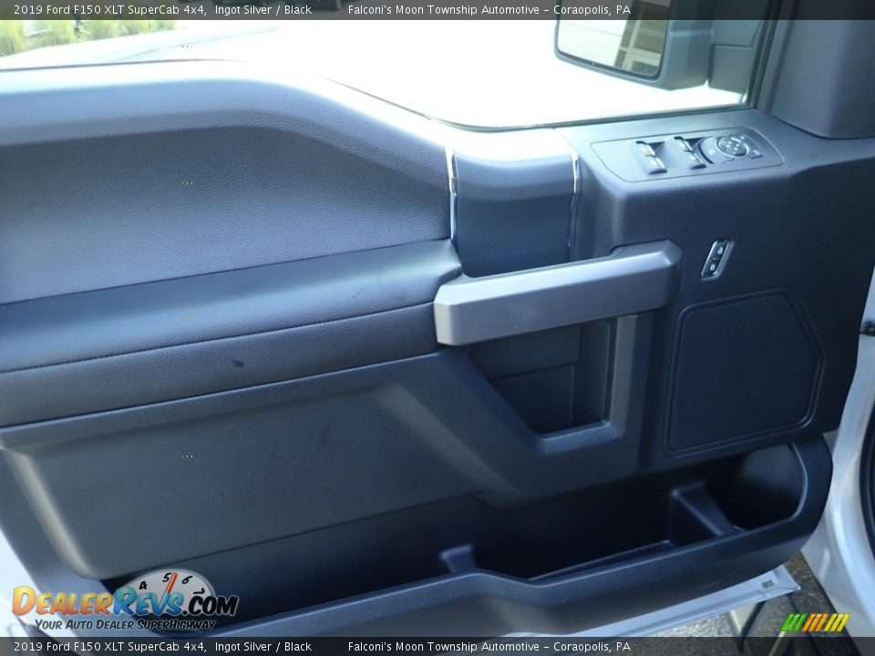 2019 Ford F150 XLT SuperCab 4x4 Ingot Silver / Black Photo #20