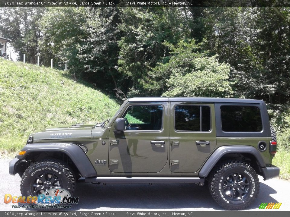 Sarge Green 2020 Jeep Wrangler Unlimited Willys 4x4 Photo #1