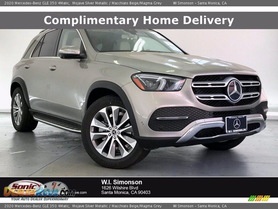 2020 Mercedes-Benz GLE 350 4Matic Mojave Silver Metallic / Macchiato Beige/Magma Grey Photo #1
