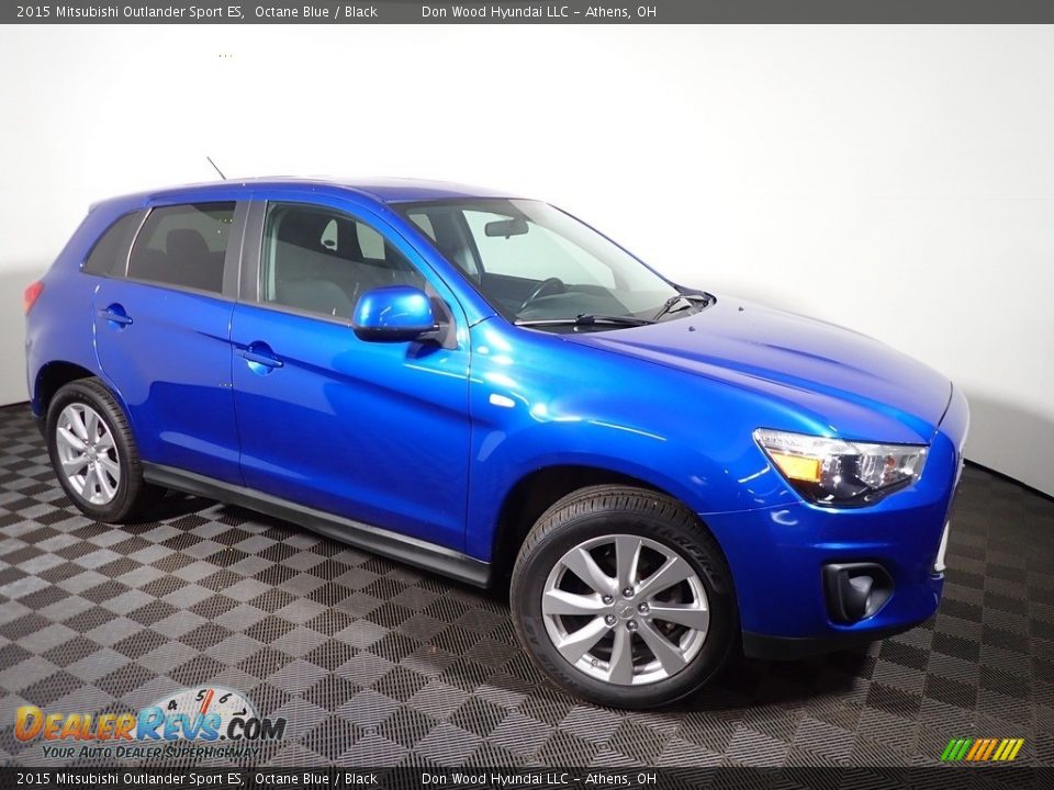 2015 Mitsubishi Outlander Sport ES Octane Blue / Black Photo #2