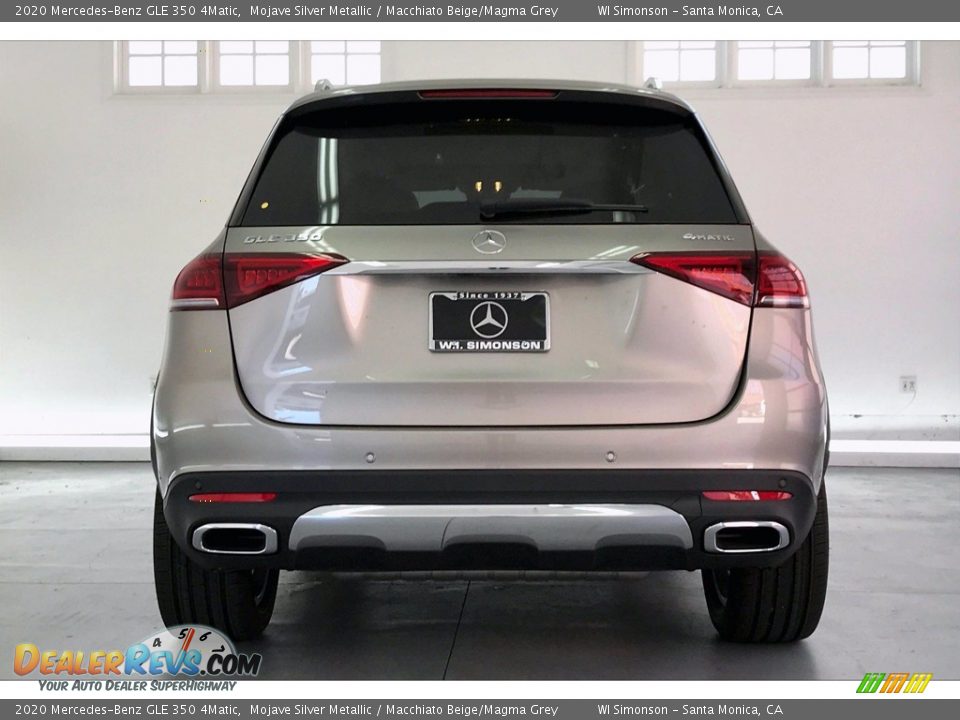 2020 Mercedes-Benz GLE 350 4Matic Mojave Silver Metallic / Macchiato Beige/Magma Grey Photo #3