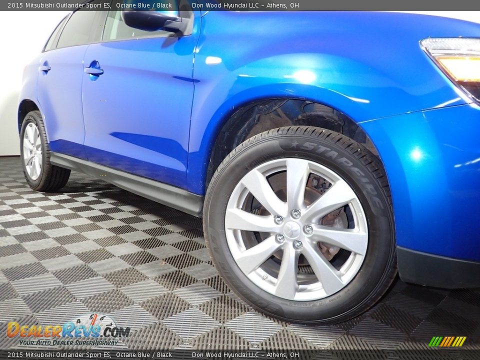 2015 Mitsubishi Outlander Sport ES Octane Blue / Black Photo #3
