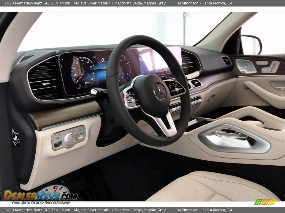 2020 Mercedes-Benz GLE 350 4Matic Mojave Silver Metallic / Macchiato Beige/Magma Grey Photo #4