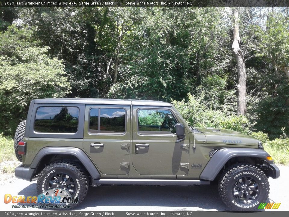 Sarge Green 2020 Jeep Wrangler Unlimited Willys 4x4 Photo #5