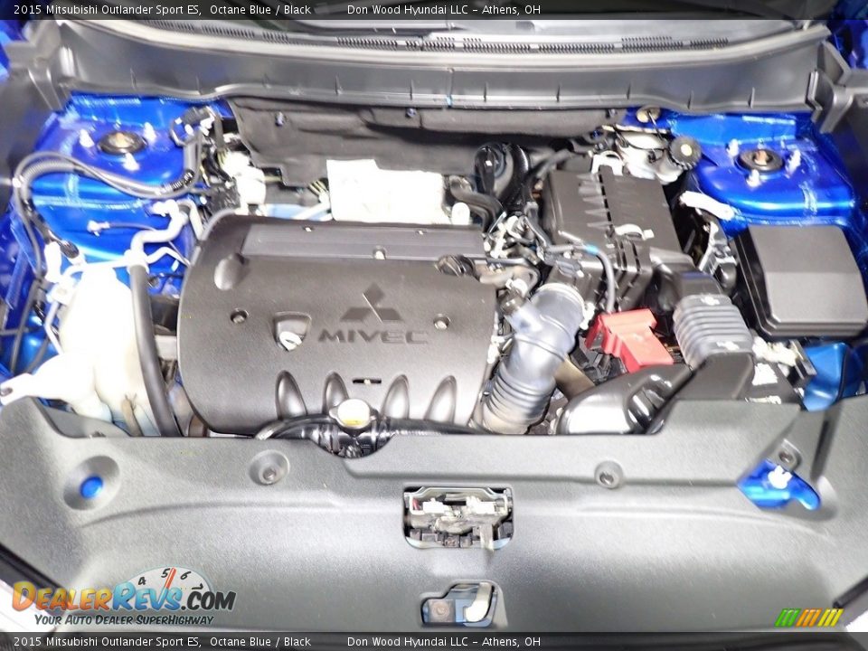 2015 Mitsubishi Outlander Sport ES Octane Blue / Black Photo #6