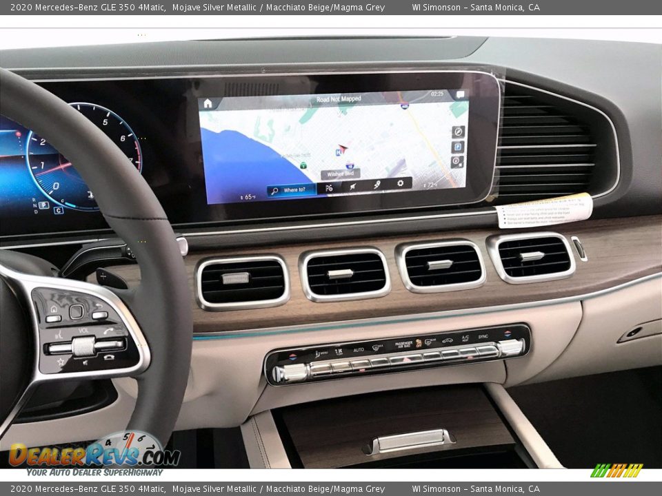 2020 Mercedes-Benz GLE 350 4Matic Mojave Silver Metallic / Macchiato Beige/Magma Grey Photo #6