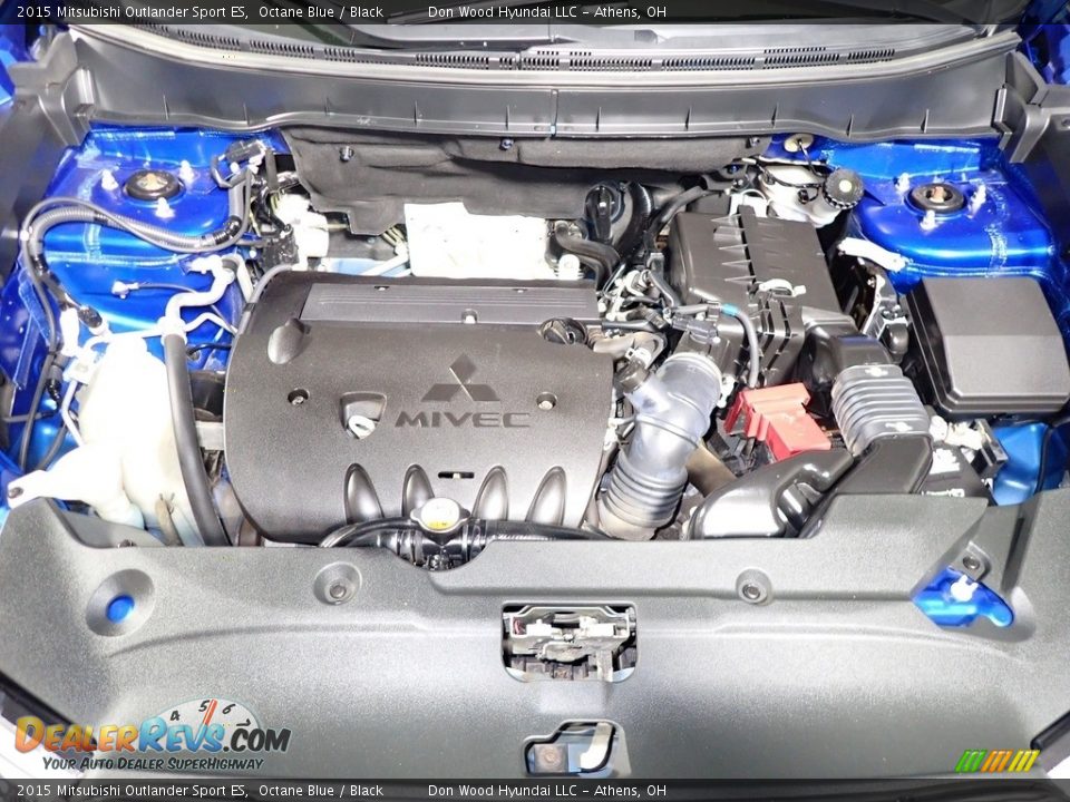 2015 Mitsubishi Outlander Sport ES Octane Blue / Black Photo #7