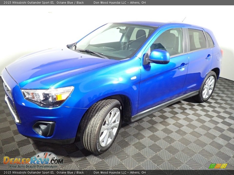 2015 Mitsubishi Outlander Sport ES Octane Blue / Black Photo #8