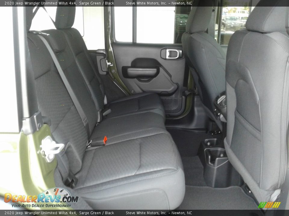 Rear Seat of 2020 Jeep Wrangler Unlimited Willys 4x4 Photo #15