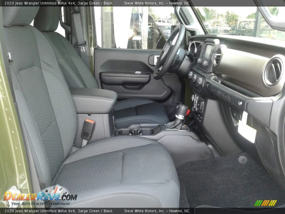 Front Seat of 2020 Jeep Wrangler Unlimited Willys 4x4 Photo #16