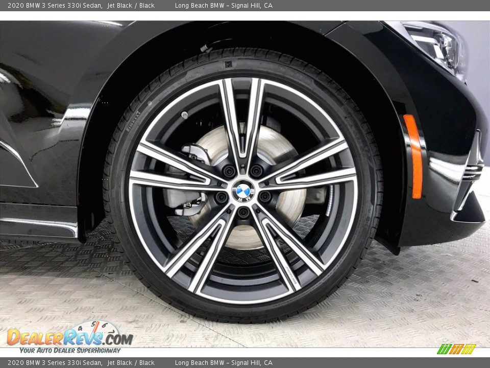 2020 BMW 3 Series 330i Sedan Jet Black / Black Photo #9