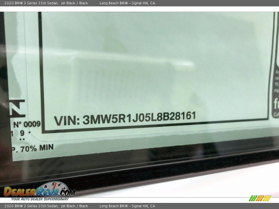 2020 BMW 3 Series 330i Sedan Jet Black / Black Photo #11