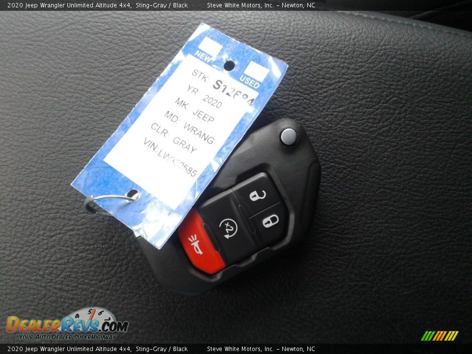 2020 Jeep Wrangler Unlimited Altitude 4x4 Sting-Gray / Black Photo #28