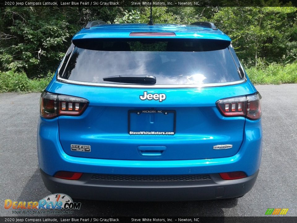 2020 Jeep Compass Latitude Laser Blue Pearl / Ski Gray/Black Photo #7