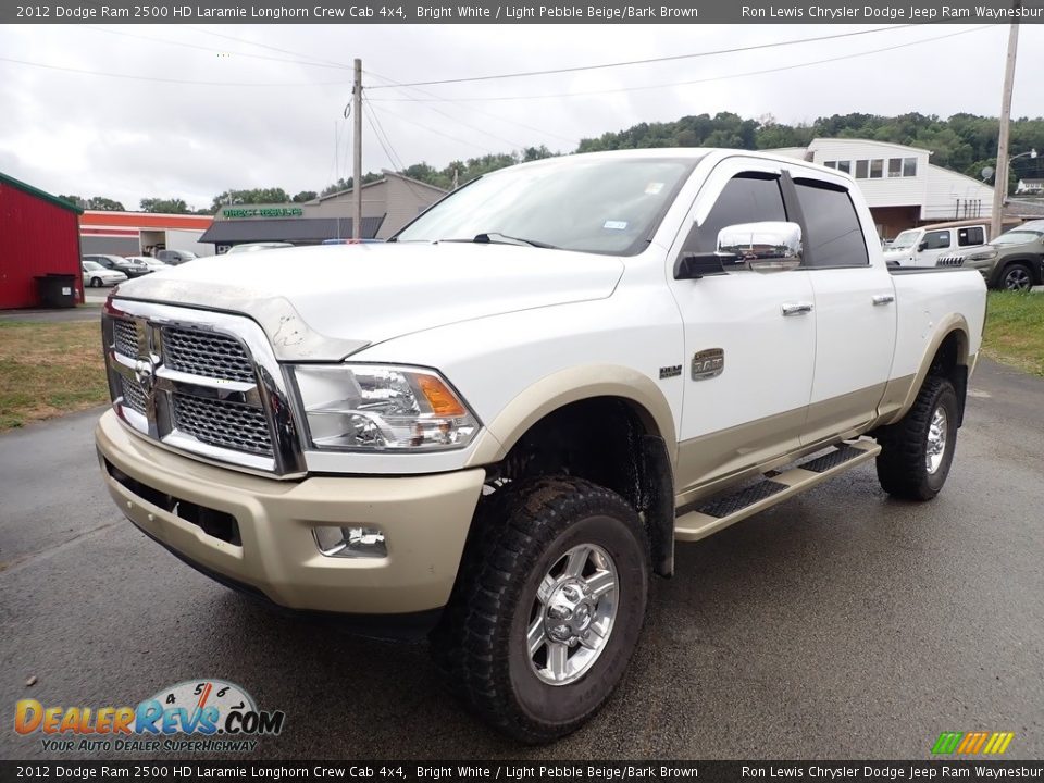 Front 3/4 View of 2012 Dodge Ram 2500 HD Laramie Longhorn Crew Cab 4x4 Photo #1