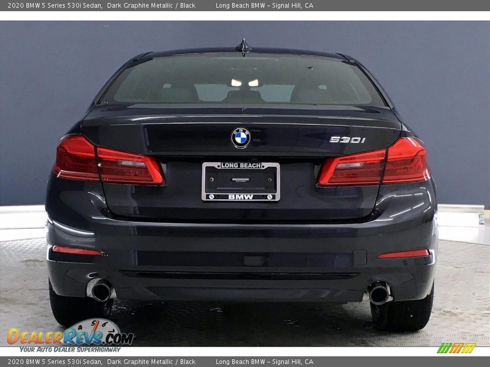 2020 BMW 5 Series 530i Sedan Dark Graphite Metallic / Black Photo #4