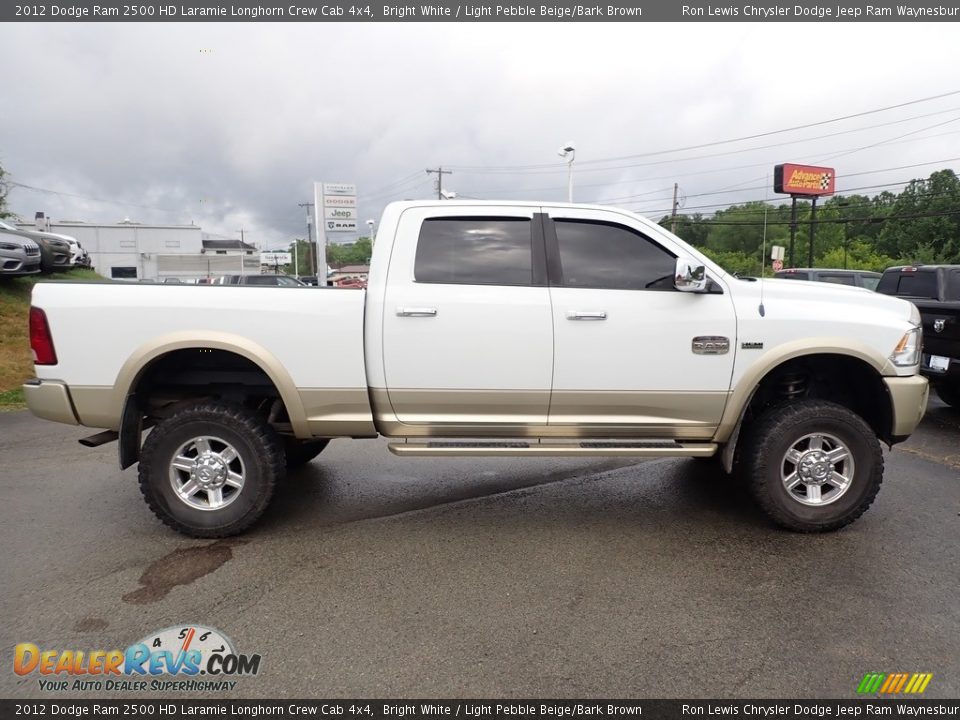 Bright White 2012 Dodge Ram 2500 HD Laramie Longhorn Crew Cab 4x4 Photo #7