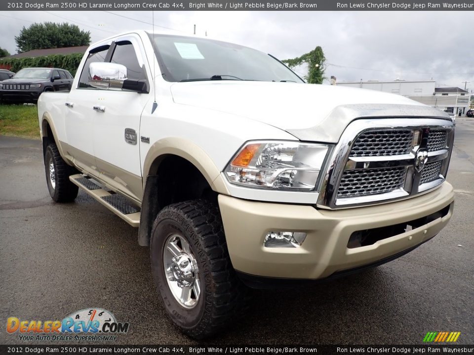 Bright White 2012 Dodge Ram 2500 HD Laramie Longhorn Crew Cab 4x4 Photo #8