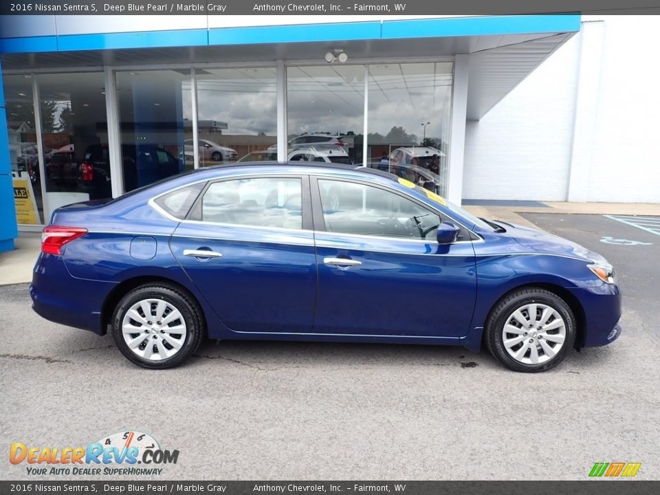 Deep Blue Pearl 2016 Nissan Sentra S Photo #3