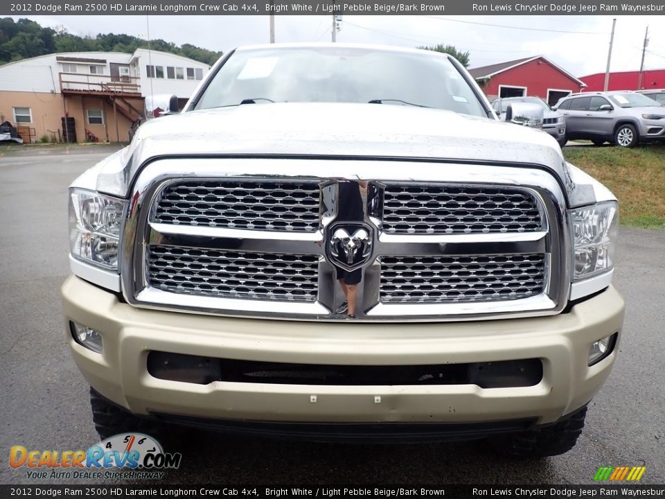 Bright White 2012 Dodge Ram 2500 HD Laramie Longhorn Crew Cab 4x4 Photo #9