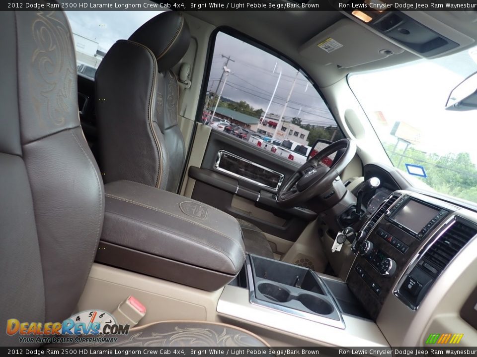 Front Seat of 2012 Dodge Ram 2500 HD Laramie Longhorn Crew Cab 4x4 Photo #11