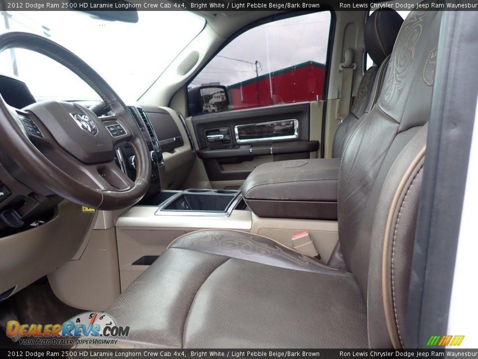 Front Seat of 2012 Dodge Ram 2500 HD Laramie Longhorn Crew Cab 4x4 Photo #15