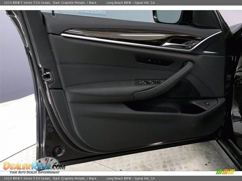2020 BMW 5 Series 530i Sedan Dark Graphite Metallic / Black Photo #13