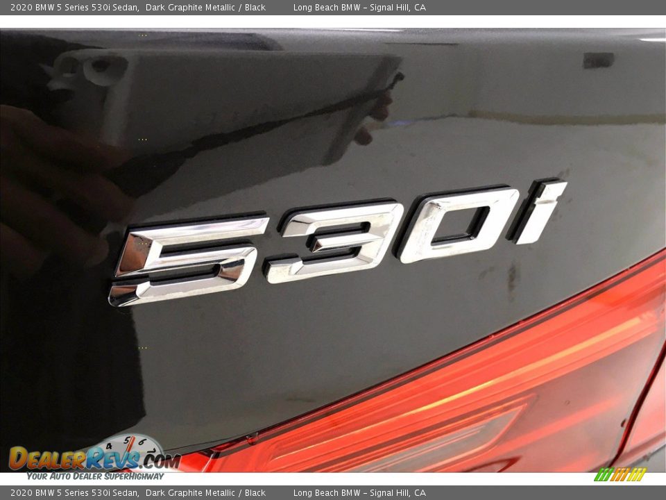 2020 BMW 5 Series 530i Sedan Dark Graphite Metallic / Black Photo #16