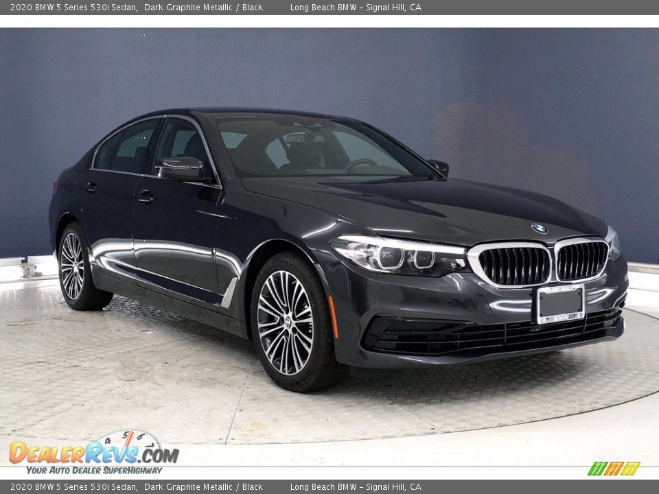 2020 BMW 5 Series 530i Sedan Dark Graphite Metallic / Black Photo #19