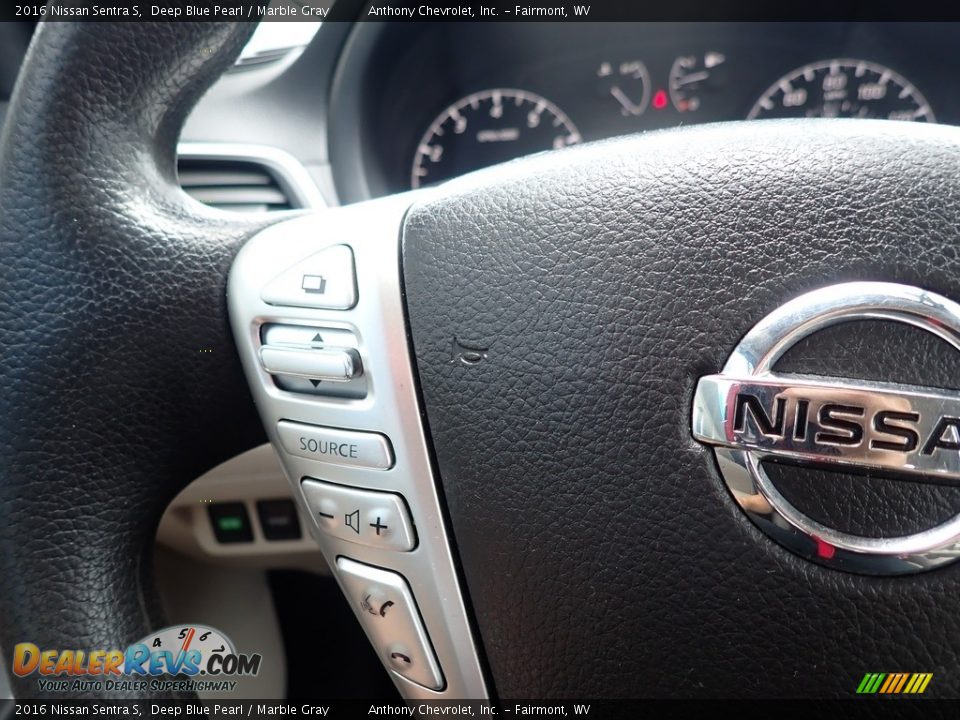 2016 Nissan Sentra S Steering Wheel Photo #19