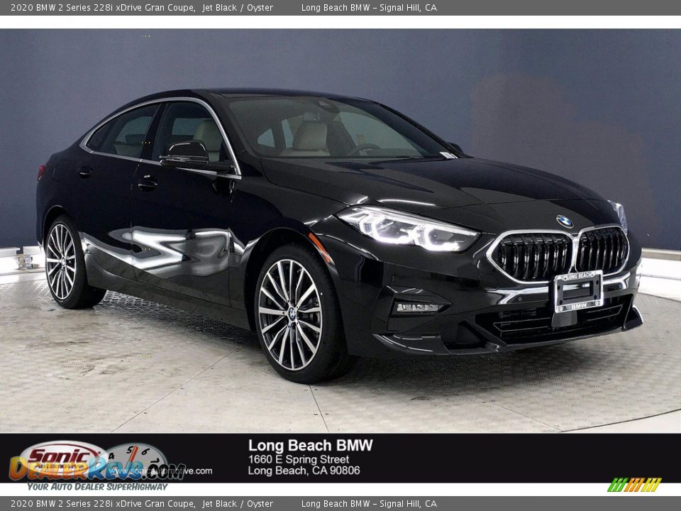 2020 BMW 2 Series 228i xDrive Gran Coupe Jet Black / Oyster Photo #1