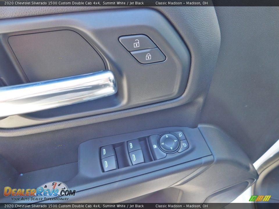2020 Chevrolet Silverado 1500 Custom Double Cab 4x4 Summit White / Jet Black Photo #12
