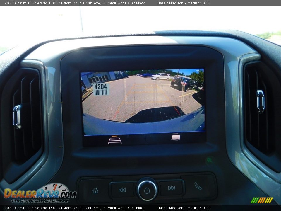 2020 Chevrolet Silverado 1500 Custom Double Cab 4x4 Summit White / Jet Black Photo #24