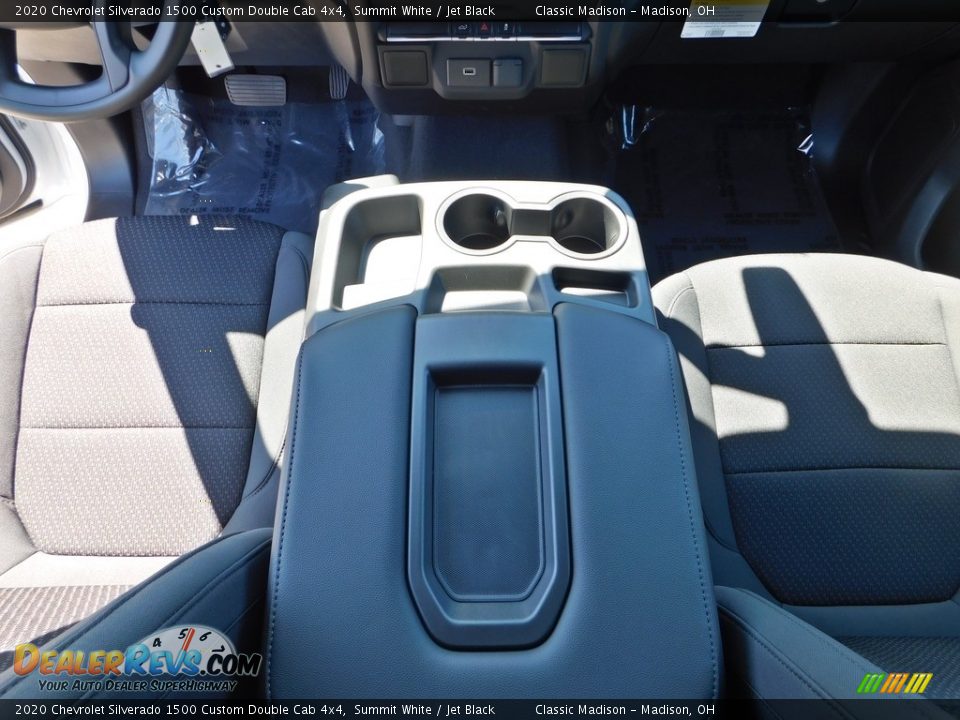 2020 Chevrolet Silverado 1500 Custom Double Cab 4x4 Summit White / Jet Black Photo #25