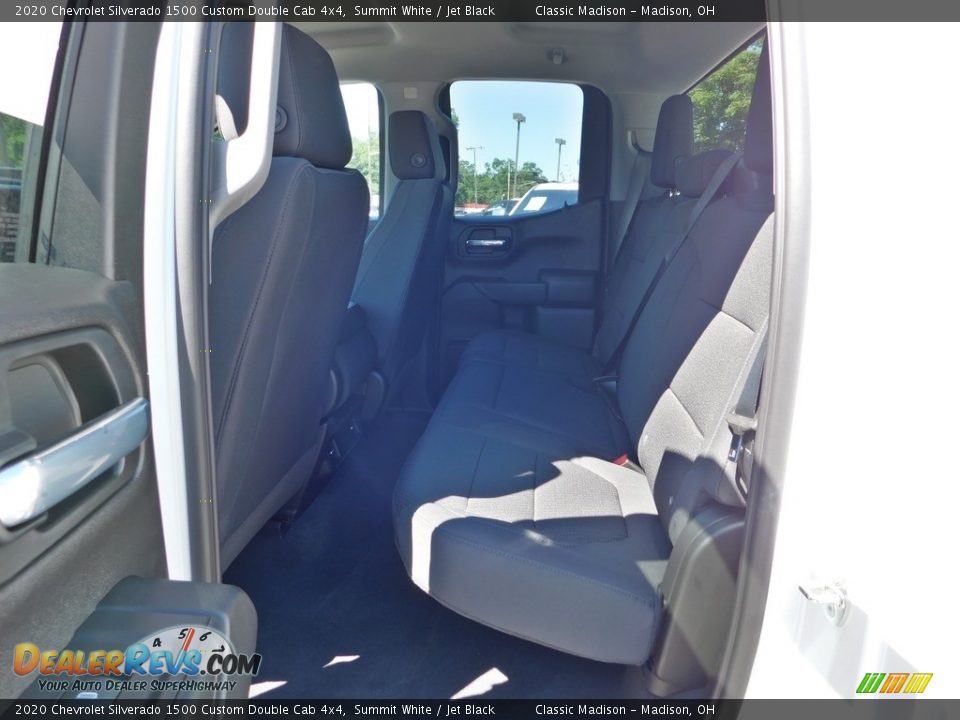 2020 Chevrolet Silverado 1500 Custom Double Cab 4x4 Summit White / Jet Black Photo #26