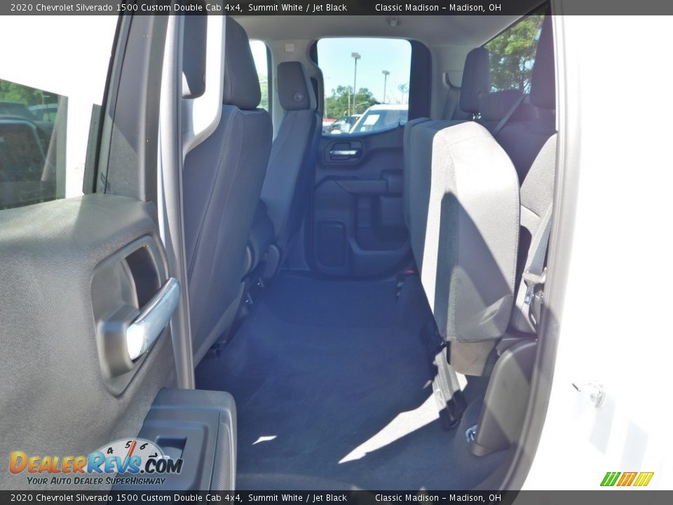 2020 Chevrolet Silverado 1500 Custom Double Cab 4x4 Summit White / Jet Black Photo #27