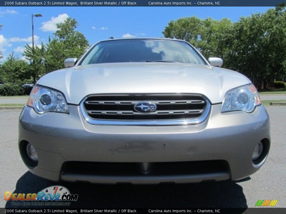 2006 Subaru Outback 2.5i Limited Wagon Brilliant Silver Metallic / Off Black Photo #4