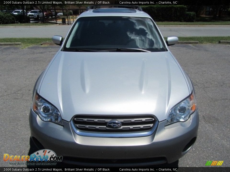2006 Subaru Outback 2.5i Limited Wagon Brilliant Silver Metallic / Off Black Photo #5