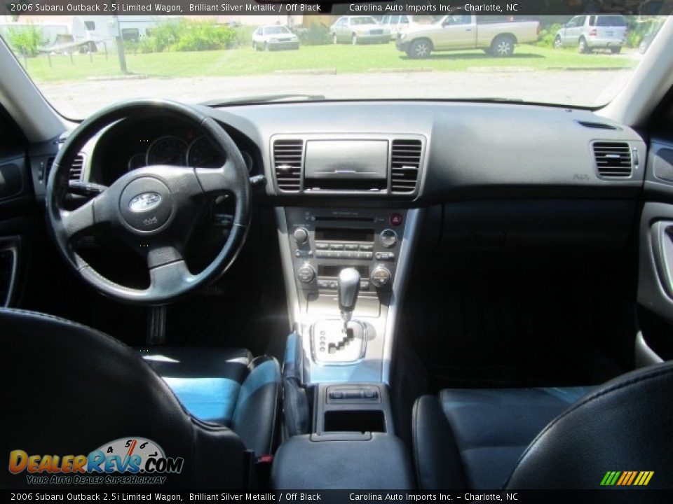 2006 Subaru Outback 2.5i Limited Wagon Brilliant Silver Metallic / Off Black Photo #13