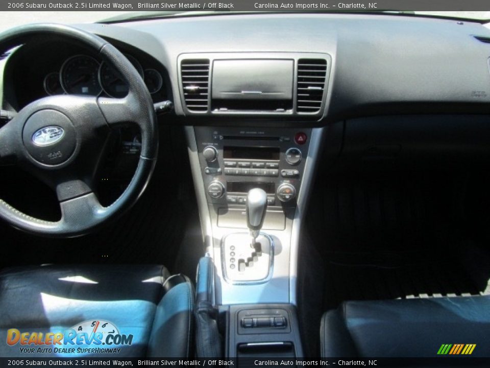 2006 Subaru Outback 2.5i Limited Wagon Brilliant Silver Metallic / Off Black Photo #15