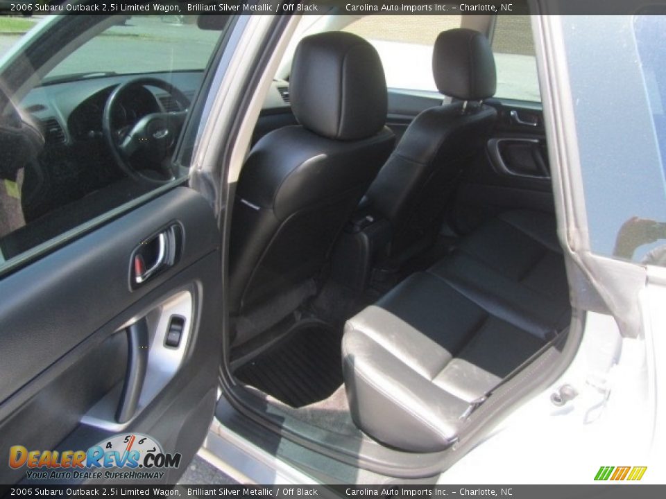 2006 Subaru Outback 2.5i Limited Wagon Brilliant Silver Metallic / Off Black Photo #19