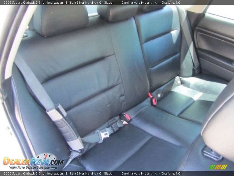 2006 Subaru Outback 2.5i Limited Wagon Brilliant Silver Metallic / Off Black Photo #24