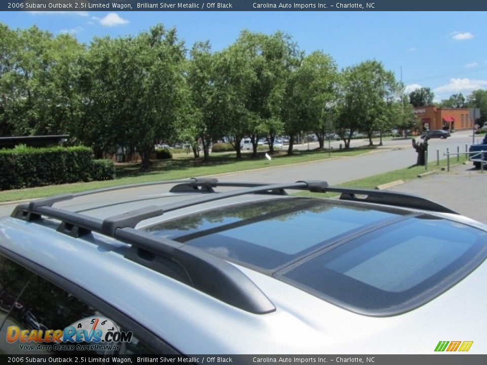 2006 Subaru Outback 2.5i Limited Wagon Brilliant Silver Metallic / Off Black Photo #25